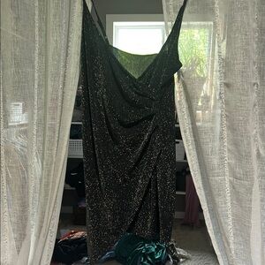 Black Glittery Dress